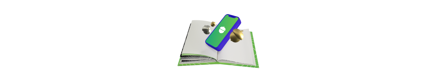 Clip art of Acorns