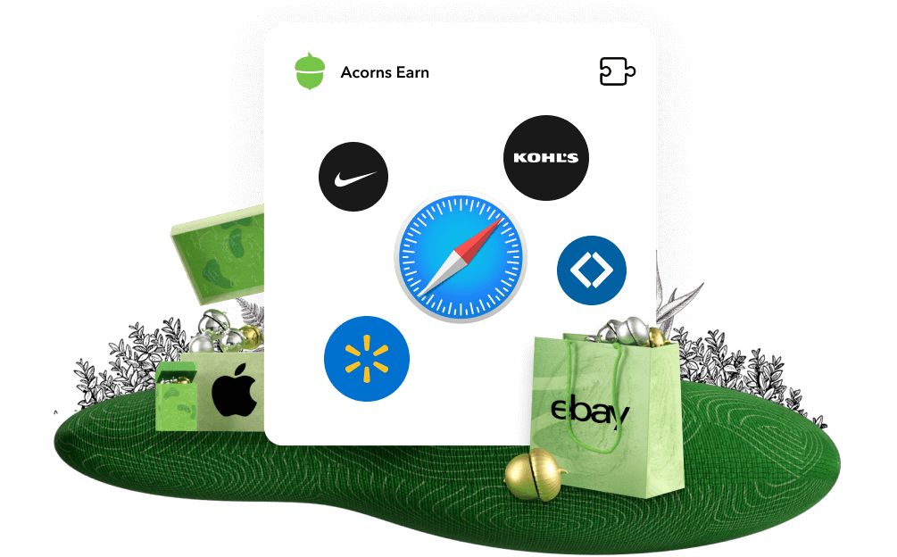 Image of the Acorns Earn Safari Extension
